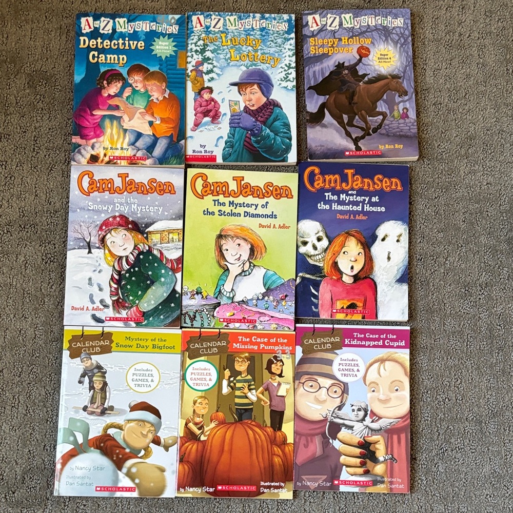 Children's Mystery Book Set - Colorful Collection